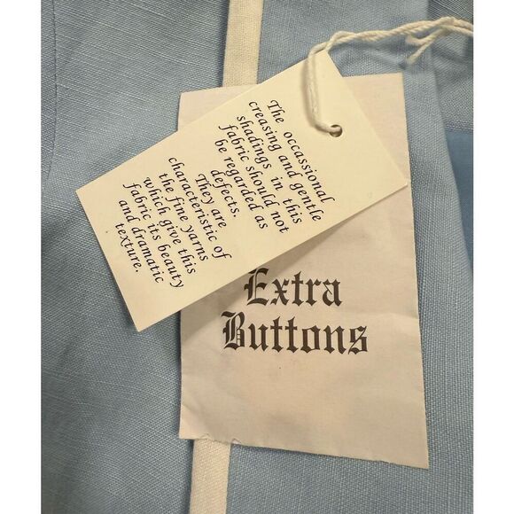 NWT Monterrey Bay Linen Blend Button Front Jacket Sz. 8 Audrey Hepburn - Picture 8 of 9